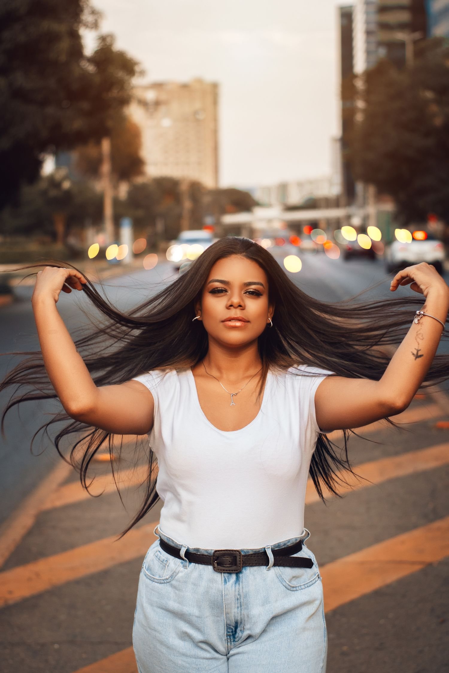 Midow Hair look